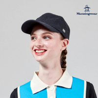 【Munsingwear】企鵝牌 女款黑色簡約高爾夫球帽 MLQJ0C01