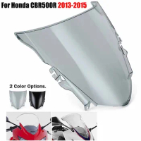 ABS Plastic Big Windshield Windscreen For Honda CBR500R CBR 500R CBR500 500 R 2013 2014 2015 Street Pit Bike Windshield
