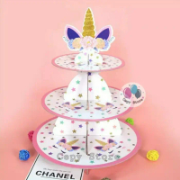 Promo Hemat Cake Tier / Standing Cake / Tempat Kue / Cupcake Stand Unicorn Bunga