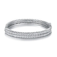 Diamond Bracelet Men'S Accessories Tennis Chain Silver Fine Jewelry Wholesale Gifts For Boyfriend Dropshipping Bangle Fashion