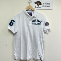 跩狗嚴選 !24小時出貨! 極度乾燥 Superdry Polo 經典 刺繡Logo Polo衫 網眼 素T 光學白 純棉 短袖 超級共和國
