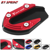 NEW Motorcycle Accessories Kickstand Side Stand Plate Extension Pad CNC For YAMAHA MT-03 MT-25 MT03 MT25 mt-03 mt25 2014-2022