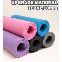 Matras Olahraga NBR Yoga Mats Anti Slip Tebal 10MM Premium