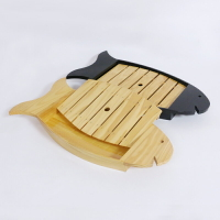 創意式竹制壽司盤子碟料理餐具壽司板盛臺刺身實木長方形盤