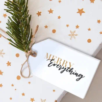 25/50PCS Gold/White Acrylic Christmas Tree Ornament, Stocking Gift Tag, Acrylic Blanks, Wedding Gift Tag, Luggage Tag,DIY Craft