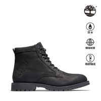 【Timberland】男款黑色休閒防水靴(A44P1015)