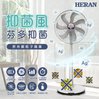 HERAN 禾聯16吋DC-奈米銀抑菌電風扇  HDF-16AH76G(灰)