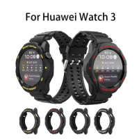 SIKAI Case For Huawei Watch 3 TPU Shell Protector Cover Band Strap Bracelet Charger for Huawei Watch3 SmartWatch Accessories