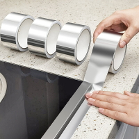 日本水槽防水貼鋁箔廚房灶臺美縫貼條防霉水池洗碗槽封邊擋水條