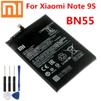 BN55 XiaoMi Original Replacement Battery For Xiaomi Note 9S Note9S Genuine Phone Battery 5020mAh High Capacity + Free Tools