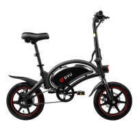 D3F 36V kids dirt bike Wheel electric bicycle moped scooter with two seats