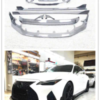 For 2021-23 Lexus is300 Carbon Fiber Fender Front Lip Side Skirt Rear Lip Diffuser Tail Wing Body Kits Auto Parts