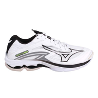 MIZUNO WAVE LIGHTNING Z7 男排球鞋-WIDE-美津濃 V1GA230009 黑白綠
