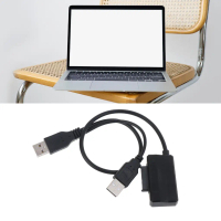 สายเคเบิลแบบบาง USB 2.0 ถึง 6+7 13Pin พร้อมสาย USB2.0 ภายนอก สำหรับโน้ตบุ๊ก DVD-ROM CD-ROM ODD