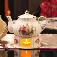 陶瓷茶具套裝創意歐式花茶壺茶杯耐熱泡茶過濾功夫茶具家用茶爐