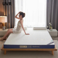 UVR Thailand Latex Mattress Slow Rebound Thickened Foam Mattress Home Double Bed Tatami Comfortable Single Cooler Full Size