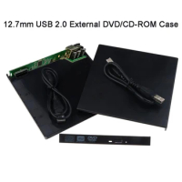 12.7mm External Optical CD DVD Drive Player USB 2.0 DVD Combo Plug and Play External DVD Player Storage For PC Laptop Desktop