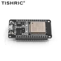 TISHRIC ESP32 Development Board ESP-32S ESP-WROOM-32 ESP32 ESP-32 WiFi+Bluetooth Module PCB Ultra-Low Power Consumption ESP