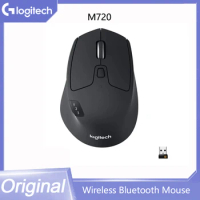 Logitech M720 Triathlon Multi-device Wireless Mouse Bluetooth Usb Unifying Receiver 1000 Dpi 8 Buttons For Laptop Pc Mac Ipados