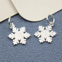 Charm bạc móc treo hình bông tuyết kiểu mới - Charm Bạc 925 - Mã CB555