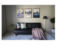 UNI HOME SBA017BL/CREAM Sofa Bed