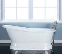 【麗室衛浴】BATHTUB WORLD LS-1030 獨立式鑄鐵浴缸 1380*780*580/765mm