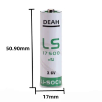 New Lithium Battery LS17500 3.6V PLC Industrial Control Equipment Special Lithium Battery