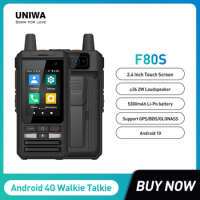 UNIWA F80S POC Walkie Talkie 4G Rugged Phone 1GB RAM 8GB ROM 2.4 inch Android 10 Spreadtrum SL8541E Quad Core 1.4GHz SOS