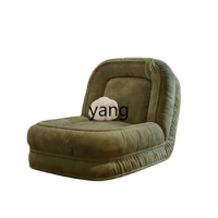 Yhl Retro Human Kennel Green Single Sofa Bed Fabric Foldable Dual-Purpose Lazy Sofa Variable Bed