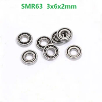 100pcs ABEC-5 SMR63 S673 Open Type Deep Groove Ball Bearing Stainless Steel 3*6*2mm 3x6x2mm