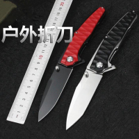 Kesiwo EF913 Folding knife Black-Shark D2 Blade G10 handle Quality Outdoor Camping Tactical Survival EDC Hunting Knife