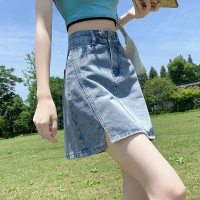 GAUN PENDEK BIRU MUDA FRESH Gaun pendek biru muda bikin gaya ceria, model ringan gak ribet gerak, ba