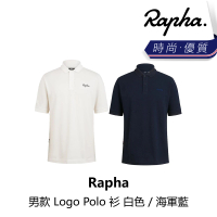 【Rapha】男款 Logo Polo 衫 白色 / 海軍藍(B6RP-LOP-XXXXXM)