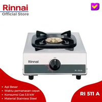 Kompor Gas RINNAI 1 Tungku RI-511A