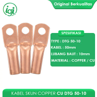 KABEL SKUN TEMBAGA CU DTG 50-10MM / CABLE SCUN LUG COPPER 50 MM M10