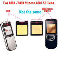 HKFASTEL high quality LCD Mirror For Nokia 8800 / 8800SE 8800 SE 8800 Sirocco Mirror Display Screen Lens Protective case + Glue