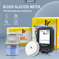 ABBOTT Freestyle Libre 24h Real Time Dynamic Monitoring Blood Glucose Meter Tester Finger Free Sugar Testing Sensor Scanner