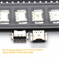 พอร์ตเสียบแท่นชาร์จ USB, 5 ชิ้น, 50 ชิ้นสำหรับ Samsung Galaxy C5, C7, C9 Pro, C5010, C9pro, C9000, C