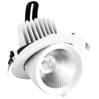 30W LED Downlights COB Ceiling Lamps Spot Light AC85-265V Down Light 360 degree rotation