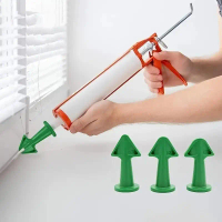 Cross-border best-selling glue nozzle set for glass glue and plastic glue, caulking tip for door and