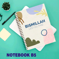 NOTEBOOK B5/NOTEBOOK B6/BUKU CATATAN B5/BUKU CATATAN B6/NOTEBOOK MURAH/KERTAS(BISMILLAH LET'S DO)/ P