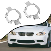 Adapters Holders H7 Base Card Aluminum Bulb Socket H7 For BMW For Mercedes For Qashqai Silver Headlight Holders