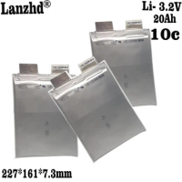 1-13PCS A123 20AH prismatic pouch cell 20C discharge rate lifepo4 lithium ion battery A123 20000mAh lifepo4 battery cells