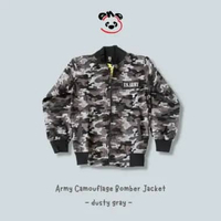 BiOne Jaket Bomber Anak Laki-Laki Loreng Army 321078 10 Cokelat Army
