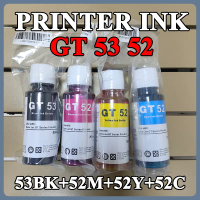 【Suitable HP GT 52 GT 53 Printer Ink】BK M Y C Ink Bottle Refill Black Magenta Yellow Cyan Office Ton