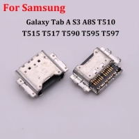 5-100Pcs Usb Charger Charging Dock Port Connector Plug For Samsung Galaxy Tab A S3 A8S T510 T515 T517 T590 T595 T597