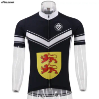 New Classical Retro NATIONAL Black Team Maillot Cycling Jersey Customized Orolling Tops