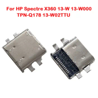 USB Type C Connector Socket For HP Spectre X360 13-W 13-W000 TPN-Q178 13-W02TTU Laptop DC Power Jack Type-C Charging Port
