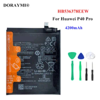 Original Battery 4200mAh HB536378EEW For Huawei P40 Pro P40Pro ELS-NX9 ELS-N04 MATE40 MATE 40 Batteries