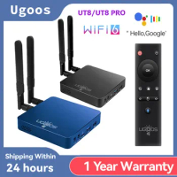 UGOOS UT8 PRO TV BOX Android 11.0 DDR4 8GB RAM 64GB ROM RK3568 WiFi6 Media Player BT Voice Remote UT8 4G 32G Set Top Box